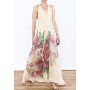 AAKAA SPRING HALTER DRESS